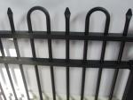 Customized Black Zinc Steel Metal Garrison Fence Panels Maintenance Free