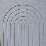 High Density Acoustic Panels Soundproof Felt Stylish Pattern Design Flame