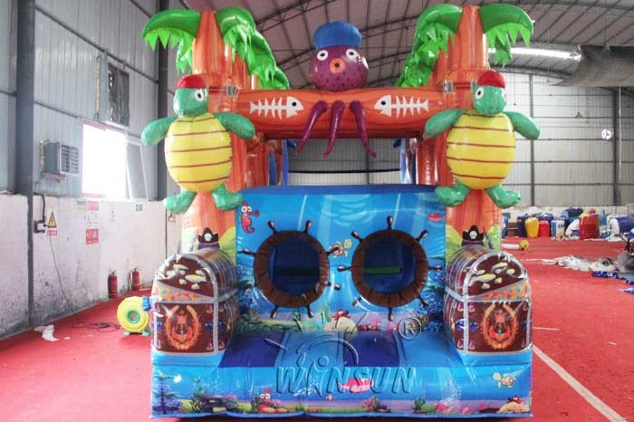 Treasure Island Inflatable Bounce House Combo WSC-277 Customized Size