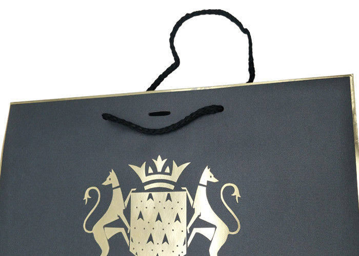 Luxury Large Paper Gift Bags With Handles Customized Brand Logo Printing