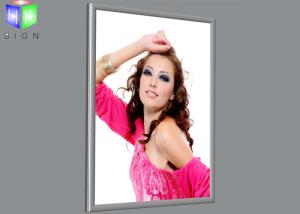 Quality Slim Silver Snap Frame LED Light Box Display for Advertising 27&quot; X 40&quot; wholesale