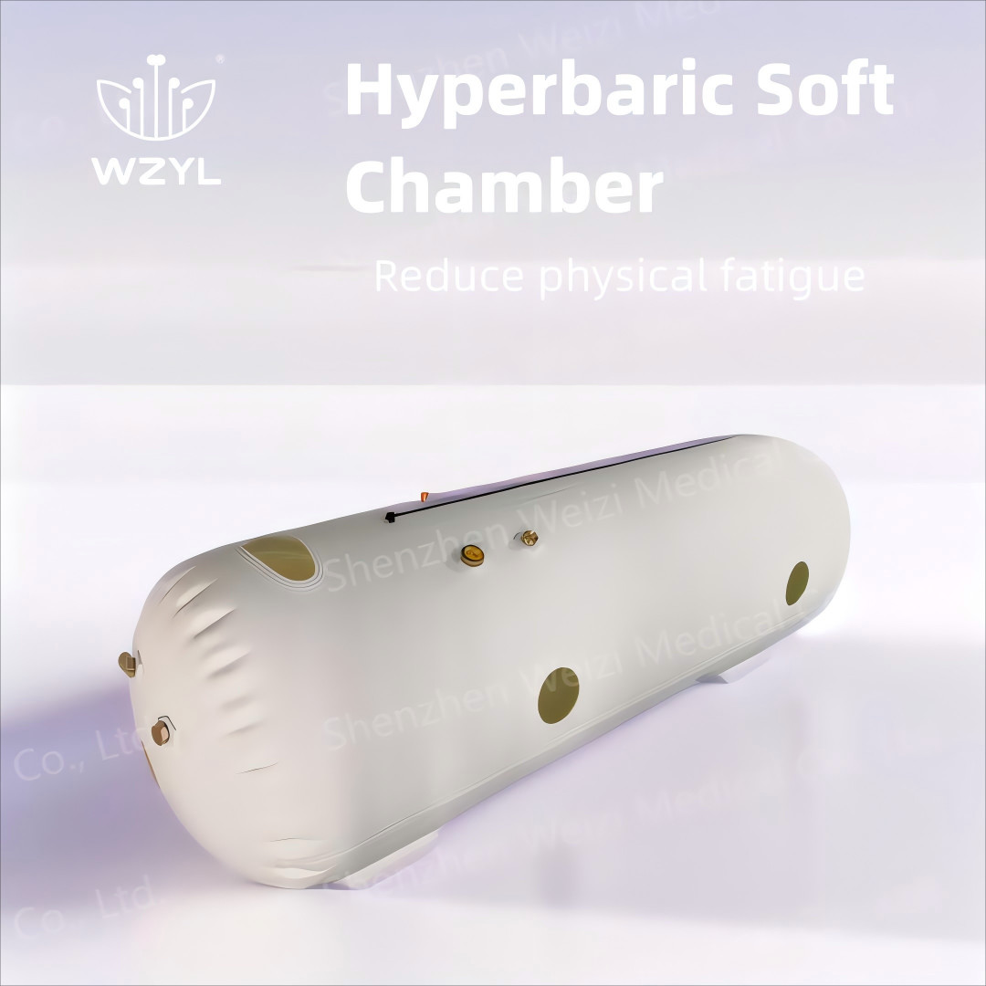 WEIZI Horizontal Soft Hyperbaric Oxygen Chamber Single Room Enhance Metabolism