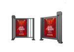 Public Service Anti Crash Metal Advertising Barrier Gate 25w DC24V