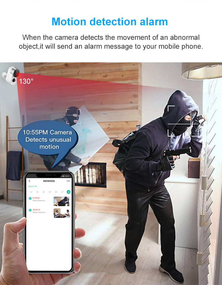 Waterproof IP65 1080P Tuya Wifi Camera P2P Wireless CCTV Home Surveillance
