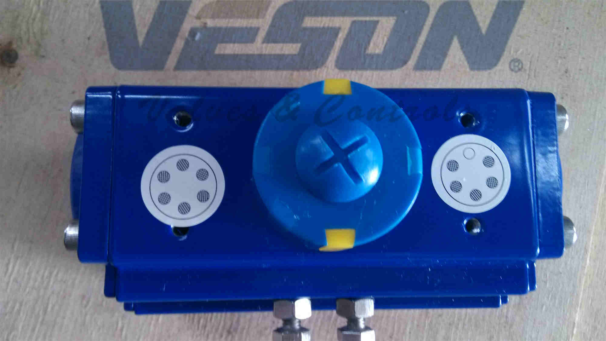 Rotary Machine Stainless Steel Pneumatic Actuator Hard Anodizing Surface Treatment