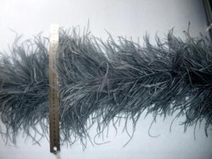 Quality Ostrich Feather And Maraoub Party Feather Scarf 2 Yards Length wholesale