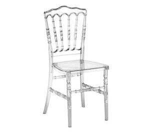 Quality PC Clear Resin China Napoleon Chair wholesale