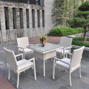 Quality Y Mail Packing Rattan Weaving Tables Set for Budget-Friendly Outdoor Dining Room wholesale