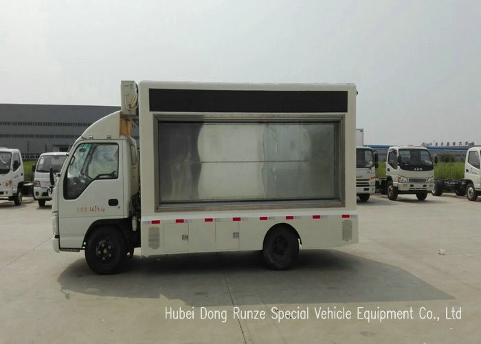 ISUZU Mobile LED Billboard Truck With Scrolling Light Box For Sales Promotion AD
