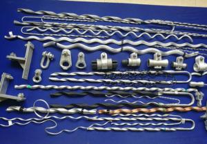 China ACSR Full Tension Aluminum Wire Conductor Preformed Splice 535mm on sale
