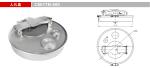 Carbon Steel Tank Manlid Truck Spare Parts Manhole Cover GETC801TB -500