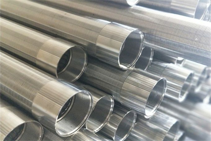 1x2mm Wedge Wire Wire Wrapped Johnson Type Screens Motor Filter 2205 Duplex Stainless Steel