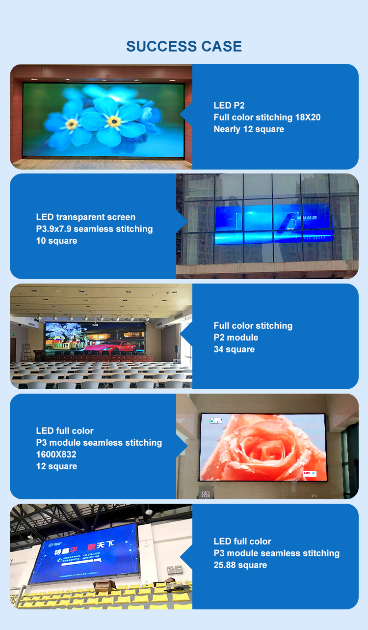 Full Color SMD Small Pitch LED Screen 0.4KG P2.5 Led Display 1920HZ/S