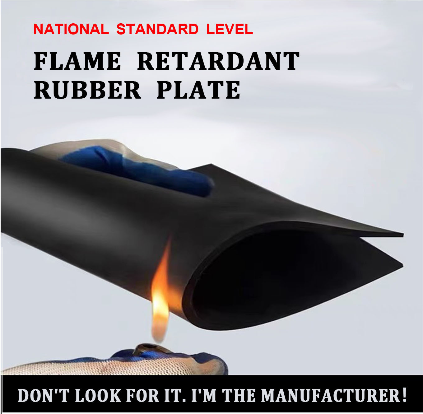 Min. 2.5MPa Tensile Strength Rubber Sheet For Excellent Insulativity And Flexibility