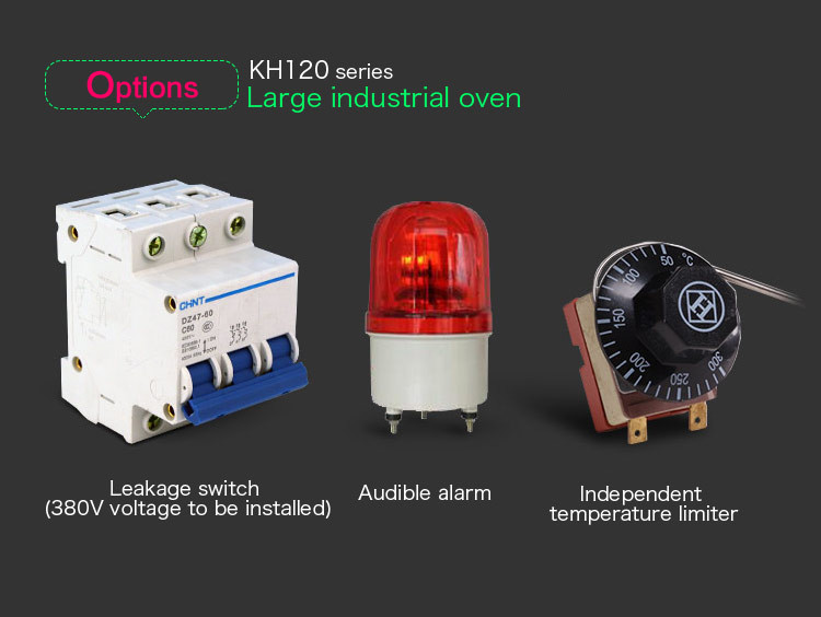 220V Industrial Drying Oven SUS304 Inner Electric Heating Dryer Oven