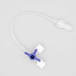 Quality IV Extension Tube Medical Stopcock Valve Stopcock Three Way ISO13485 wholesale