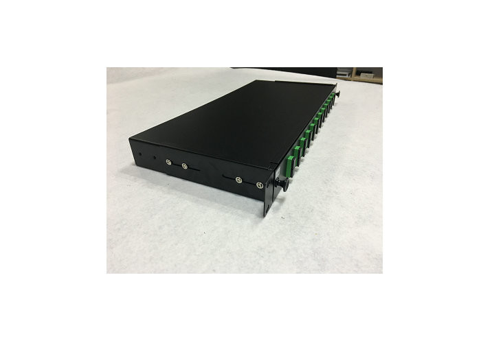 ODF 19'' 1U Sliding 24SC Fiber Optic Distribution Box