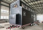 Austrilia Standard Light Steel Prefabricated Tiny House On Wheels With WPC Board