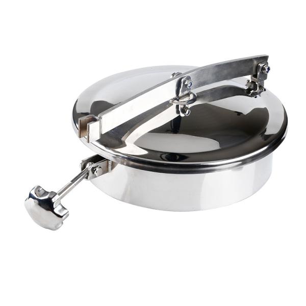 Sanitary Stainless Steel 304 316L Round Manhole Cover for Tank Manway Mirror