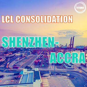 Cheap Shenzhen To Accra Ghana LCL International Shipping  Cargo Services Each Mon for sale