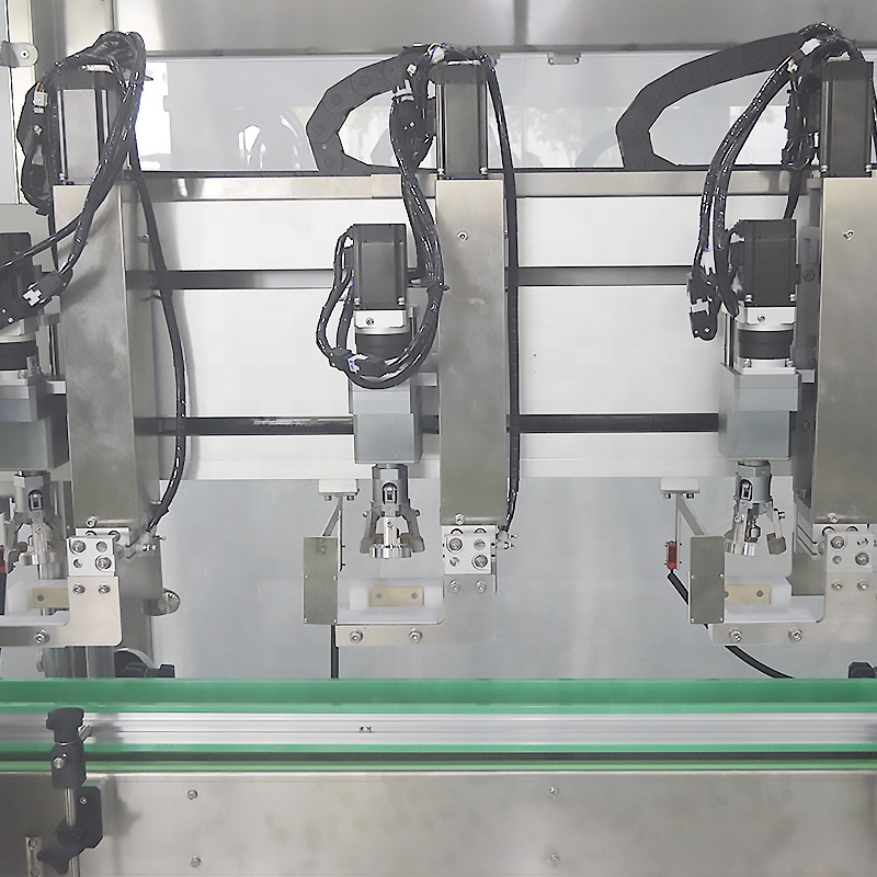 Top-Performing 3-Head Automatic Capping Machine for Plastic Bottles 4000BPH Capacity