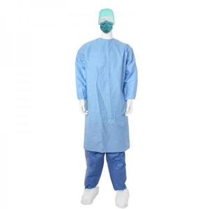 Quality Waterproof antistatic Disposable Surgical Coat 18-60gsm Disposable Ot Gown wholesale
