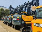EURO 5 Korea Hyundai Excavator HX130 Jindongyu Machinery 2200 KW/RPM