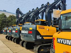 Quality EURO 5 Korea Hyundai Excavator HX130 Jindongyu Machinery 2200 KW/RPM wholesale