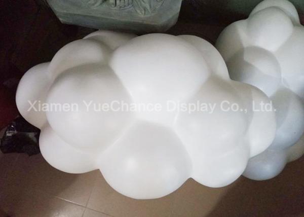 Mall Ceiling Hanging Modern Art Sculptures , Resin Cloud Sculpture Weatherproof