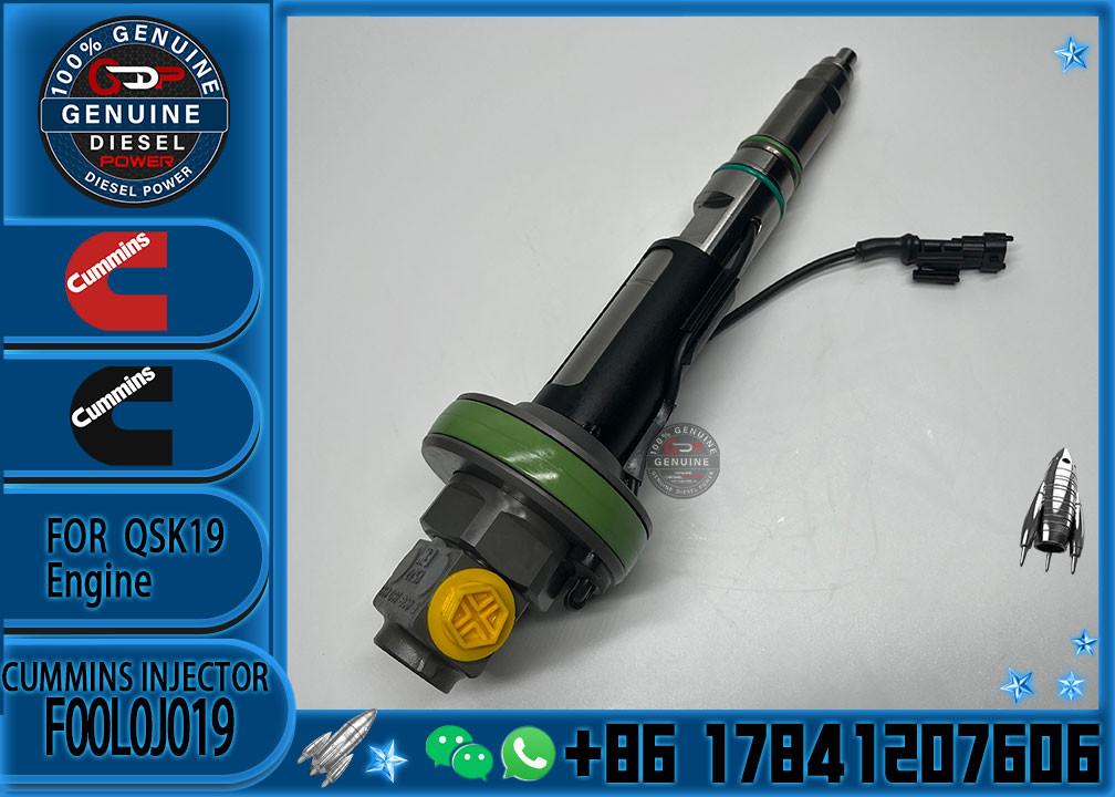 Common rail injector fuel injecto F00BJ00005 4955524 F00L0J019 for QSK19 Excavator QSK19 QSK38 QSK50 QSK60