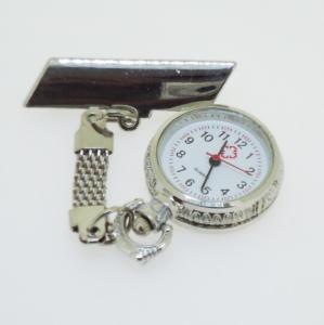 Quality Silver Mesh Band Metal Chain Medical Watch Hospital Nurse Watch With Quality Chinese Movment SL68, Laser Back Logo wholesale