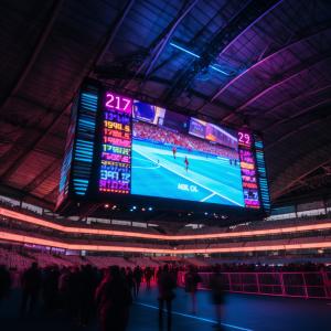 Quality Indoor Hanging Stadium LED Display 1920Hz Refresh Rate ISO9001 wholesale