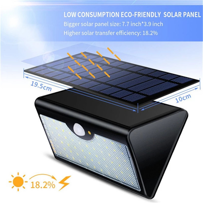 Eco Friendly Solar Rechargeable Light For Home Garden Delay Time 10S