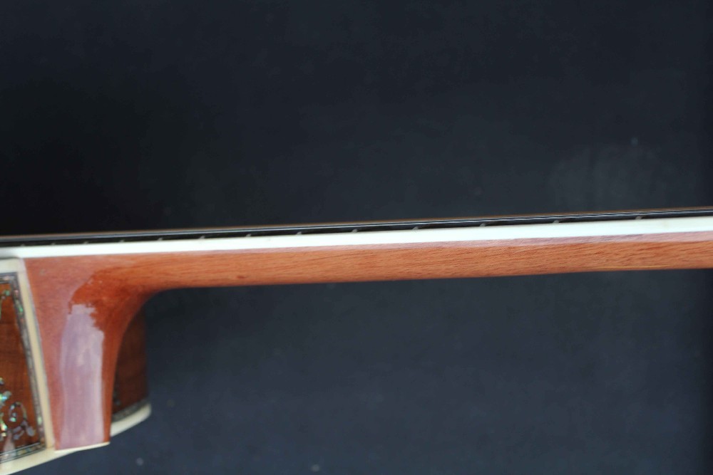 Handmade Deluxe solid koa wood Acoustic guitar, acoustic Guitarra, solid koa wood with abalone inlay