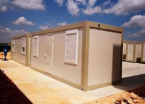 Quality Powder Coated Mobile Container Homes , Vacation Standard Moving Storage Containers wholesale