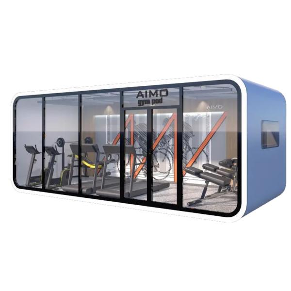 20/40 Ft Prefab Apple House Garden Living Container Home With Outdoor Glass