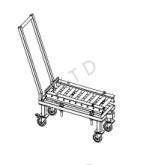 Quality Aluminum Tube Pallet Truck Trolley eco pipe Vertical Trolleybus wholesale