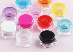Quality Refillable Clear Cosmetic Containers Transparent Jar Body PP / PETG Material wholesale
