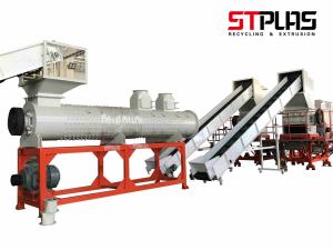 Quality Color Customized 3000kg/h PET Bottles Crushing Washing Drying Line wholesale