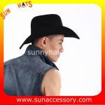 6200372 Sun Accessory customized winner fashion wool felt west cowboy hats, men