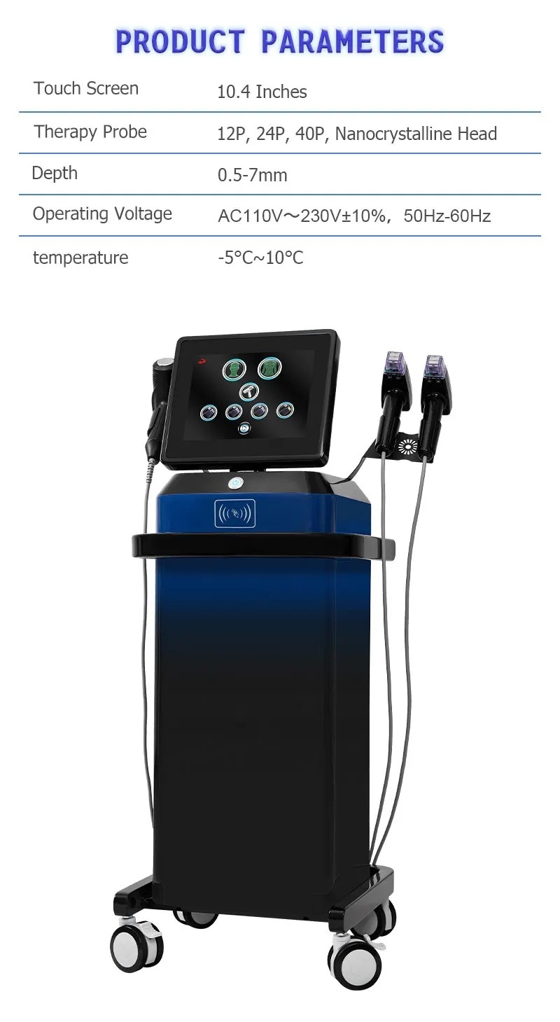 2024 Morpheus8 Radio Frequency Micro Needling Machine With Ice Hammer For Your Skin Scar Acne Scar Stretch Marks