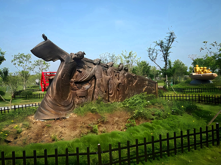 Die Cutting Printing Stainless Steel Forged Home Sculpture Decoration in Modern Design