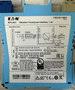 CE 3.3mA MTL5531 Vibration Transducer Interface 2 Wire
