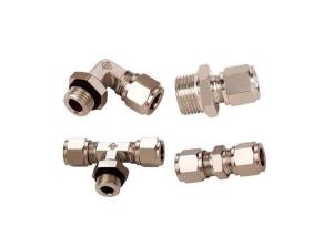 Quality High Strength Metric Pneumatic Fittings Nickle Plated JKG Cutting Ferrule wholesale