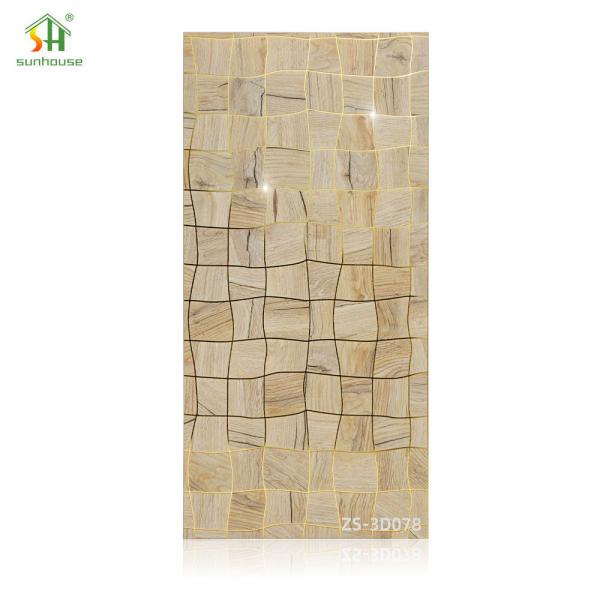 High Gloss Acrylic Wall Panels 0.5mm-1mm 5D UV Printed Flexible PMMA Acrylic
