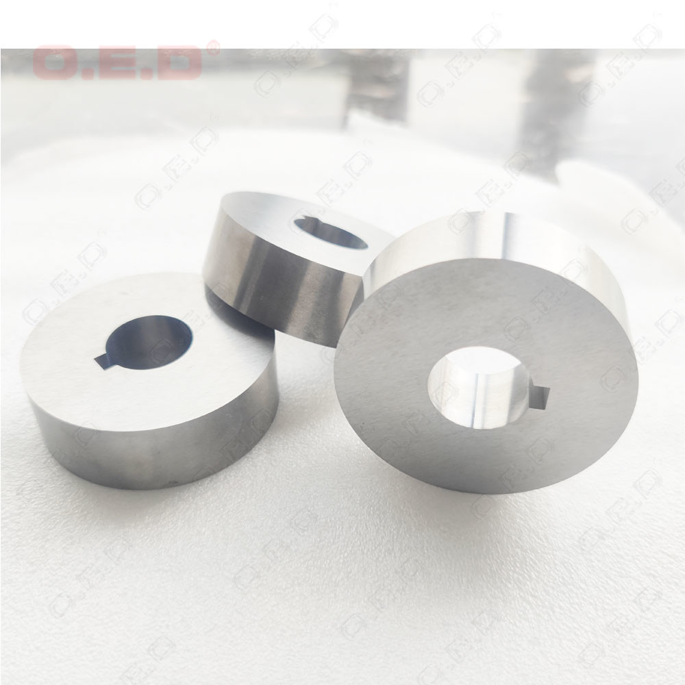 High Hardness HRA 92.5 Tungsten Carbide Slitting Blades K15 Carbide Circular Blades