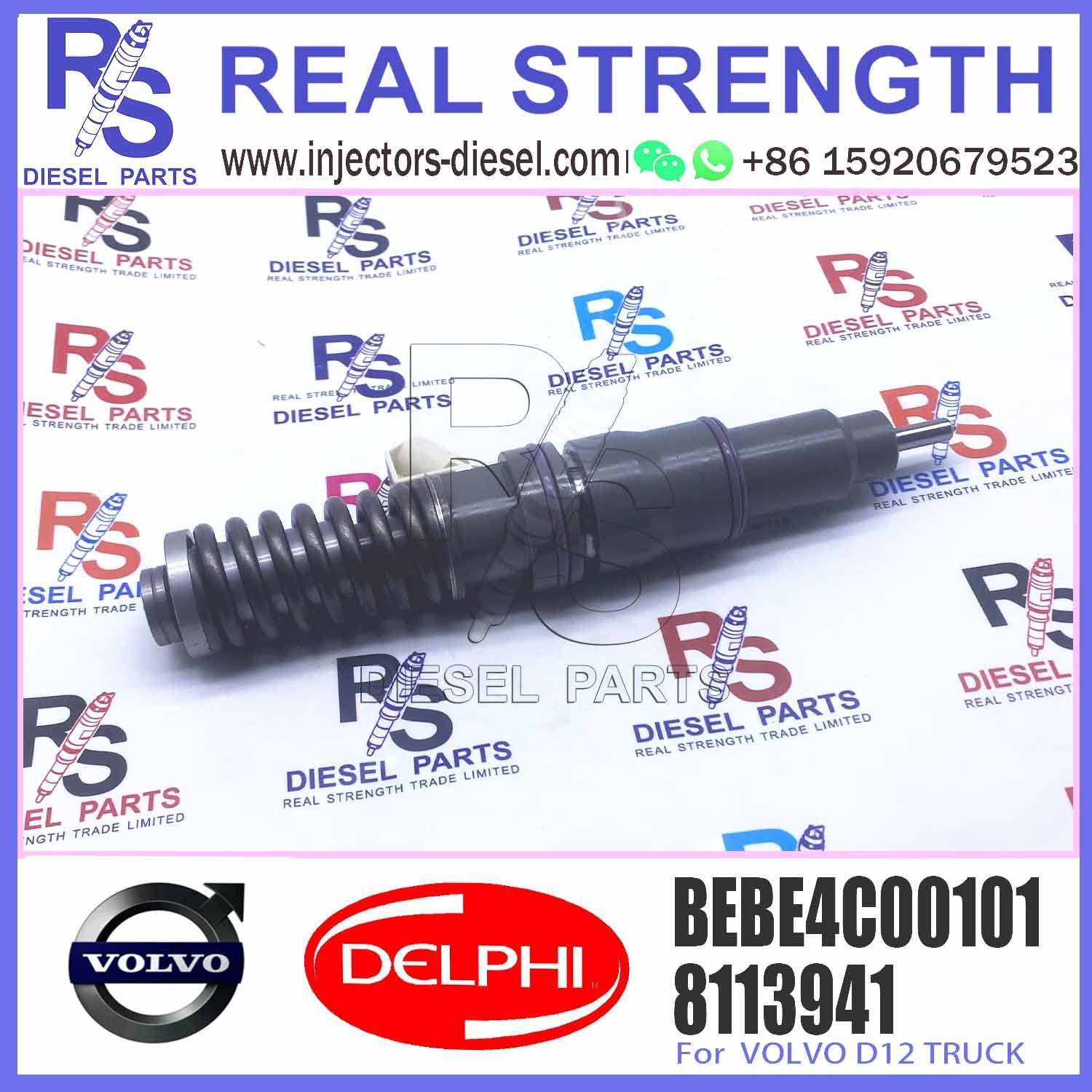 Fuel Injector 20430583 remanufacturing quality BEBE4C00001 BEBE4C00101 in stock