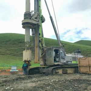 Quality ISO9001 Rotary Pile Drilling Rig 44 Meter Hydraulic Rotary Drilling ZR160L wholesale
