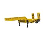10t Grade 4 Axle 18 Meter Lowboy Axle Flated Low Bed Truck Lowbed Semi Trailer