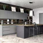 Modern Kitchen Cabinets with Customized Waterproof Wooden Doors in European